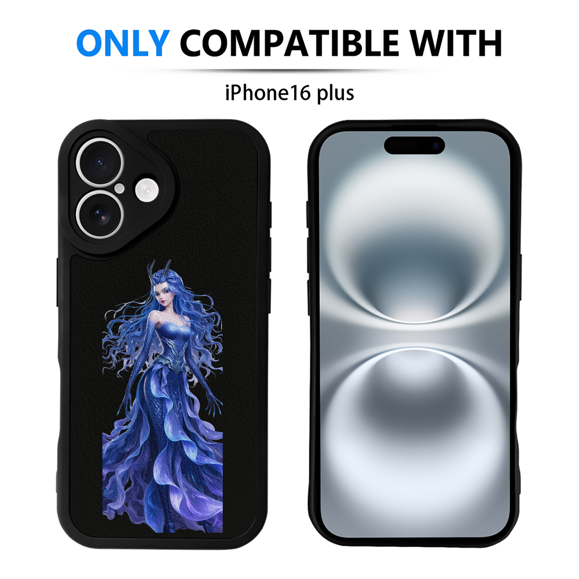（画像用） Ne Zha 2 ナタ 魔童の大暴れ 【iPhone 16シリーズ対応】シリコンスマホケース（レザー調） 材質：シリコン